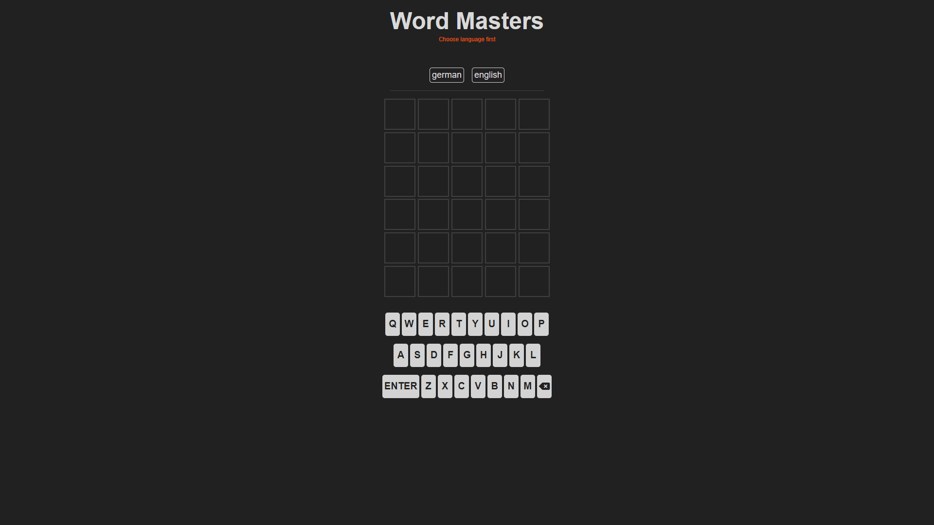 Screenshot of my first portfolio website.